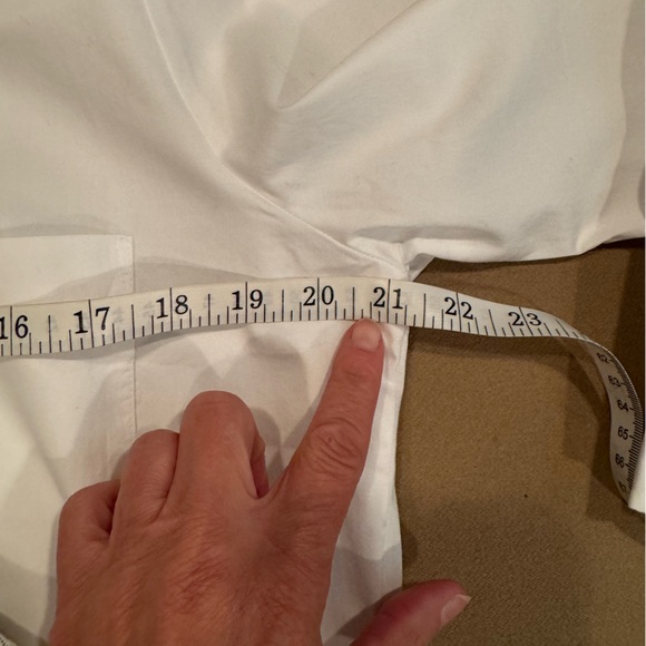 Citizens of Humanity Bea White Cropped Blouse-Size large - Picture 14 of 15